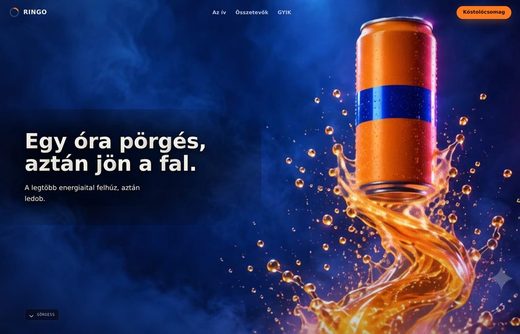 RINGO Energy — weboldal előnézet